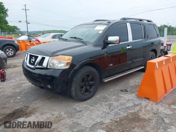 2008 Nissan Armada SE z VIN 5N1BA08D48N609079, wystawiony jako IAAI lot #42279932 z przebiegiem 162 921 mil mil oraz . Historia ofert i sprzedaży dostępna na DreamBid. Obrazek 2.
