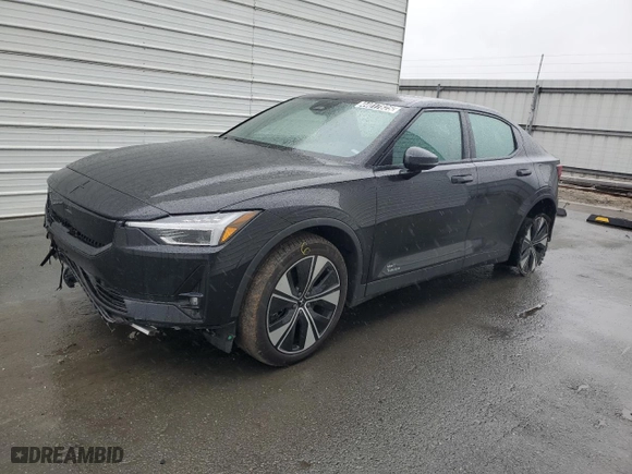 2024 Polestar 2 with VIN YSMFD3KA9RL222266, listed as a Copart auction lot 44017825 with 15,282 mi miles and Clean Title. Bid and sale history available at carsss.com. Image 1.