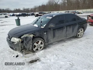 2005 Audi A4 1.8T SE with VIN WAULC68EX5A087184, listed as a Copart auction lot 85869944 with 169,025 mi miles and Salvage Title. Bid and sale history available at carsss.com. Image 1.