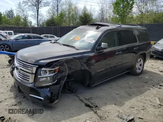 2016 Chevrolet Tahoe LTZ z VIN 1GNSKCKC9GR442560, wystawiony jako Copart lot #53833355 z przebiegiem 125 779 mil mil oraz Szkoda całkowita • Salvage title. Historia ofert i sprzedaży dostępna na DreamBid. Obrazek 1.