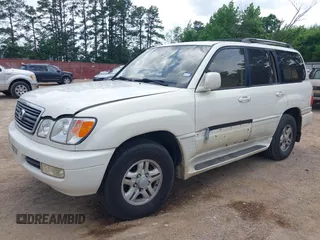 1999 Lexus LX 470 with VIN JT6HT00W5X0065846, listed as a IAAI auction lot 42142816 with 288,854 mi miles and . Bid and sale history available at DreamBid. Image 2.