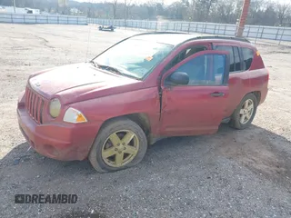 2007 Jeep Compass Sport with VIN 1J8FT47W17D190308, listed as a IAAI auction lot 41605793 with 1 mi miles. Bid and sale history available at carsss.com. Image 2.