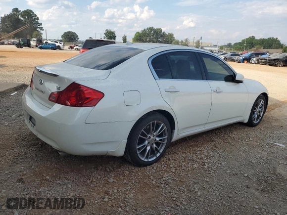 2008 Infiniti G35 with VIN JNKBV61E88M202904, listed as a Copart auction lot 72612534 with 179,386 mi miles and Salvage Title. Bid and sale history available at DreamBid. Image 3.