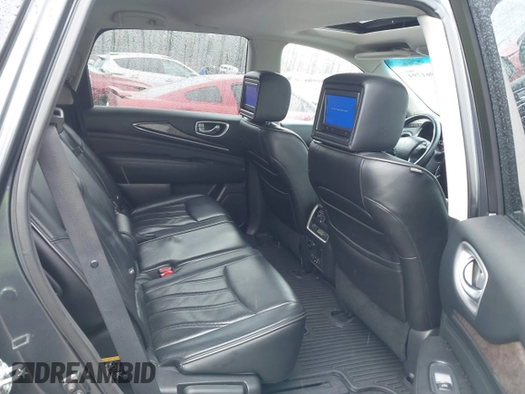 2014 Infiniti QX60 with VIN 5N1AL0MM8EC535569, listed as a IAAI auction lot 41961794 with 126,094 mi miles and . Bid and sale history available at DreamBid. Image 8.