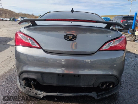 2011 Hyundai Genesis Coupe Grand Touring with VIN KMHHU6KH6BU048459, listed as a Copart auction lot 51011935 with Not provided miles and Salvage title. Bid and sale history available at DreamBid. Image 6.