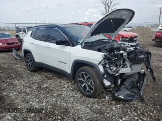 2025 Jeep Compass Limited with VIN 3C4NJDCN5ST535008, listed as a Copart auction lot 51478075 with 370 mi miles and Salvage title. Bid and sale history available at DreamBid. Image 4.