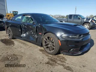 2020 Dodge Charger Scat Pack Widebody z VIN 2C3CDXGJ6LH185832, wystawiony jako Copart lot #51039485 z przebiegiem 43 898 mil mil oraz Szkoda całkowita • Salvage title. Historia ofert i sprzedaży dostępna na DreamBid. Obrazek 4.