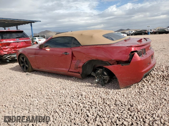 2012 Chevrolet Camaro 2LT z VIN 2G1FC3D35C9205971, wystawiony jako Copart lot #42740455 z przebiegiem 55 932 mil mil oraz Szkoda całkowita • Salvage title. Historia ofert i sprzedaży dostępna na DreamBid. Obrazek 2.