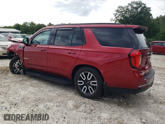 2023 GMC Yukon AT4 with VIN 1GKS2CKD8PR242436, listed as a Copart auction lot 62681704 with 18,457 mi miles and Salvage Title. Bid and sale history available at carsss.com. Image 2.