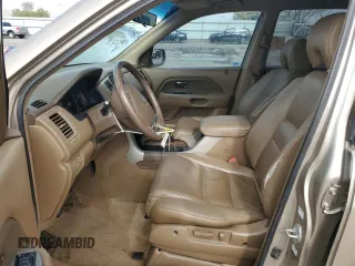 2007 Honda Pilot EX-L with VIN 2HKYF18517H536587, listed as a Copart auction lot 51459635 with 162,346 mi miles and Salvage Title. Bid and sale history available at DreamBid. Image 7.