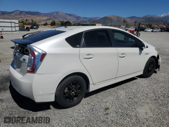 2013 Toyota Prius One with VIN JTDKN3DU7D5583782, listed as a Copart auction lot 49574105 with 155,842 mi miles and Salvage Title. Bid and sale history available at carsss.com. Image 3.