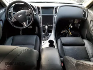 2014 Infiniti Q50 Premium with VIN JN1BV7AR4EM688491, listed as a Copart auction lot 44412415 with Not Provided miles and Salvage Title. Bid and sale history available at carsss.com. Image 8.