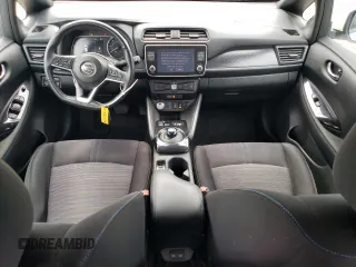 2022 Nissan LEAF SV Plus with VIN 1N4BZ1CV0NC559667, listed as a Copart auction lot 53460345 with 21,772 mi miles and Salvage Title. Bid and sale history available at DreamBid. Image 8.