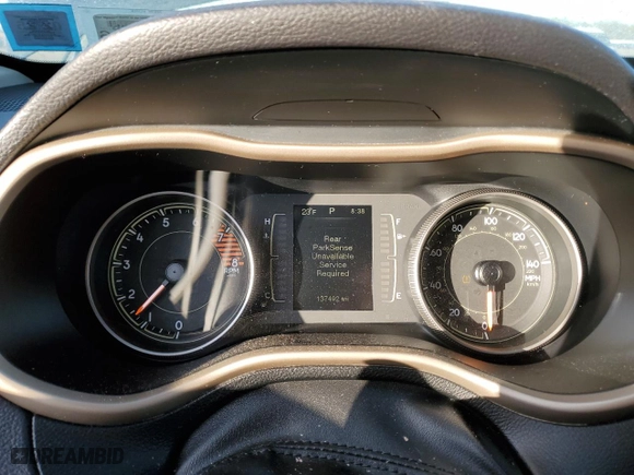 2016 Jeep Cherokee Altitude with VIN 1C4PJMCSXGW252863, listed as a Copart auction lot 88013815 with 137,492 mi miles and Salvage Title. Bid and sale history available at carsss.com. Image 9.