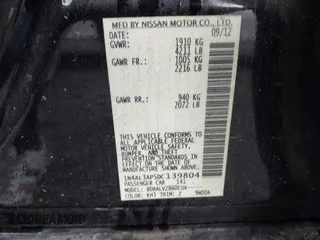 2013 Nissan Altima SV with VIN 1N4AL3AP5DC139804, listed as a IAAI auction lot 42432853 with 170,168 mi miles and . Bid and sale history available at DreamBid. Image 9.