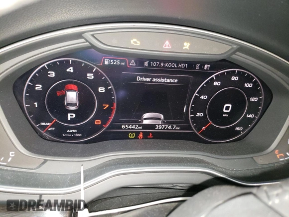 2018 Audi Q5 Premium Plus with VIN WA1BNAFY0J2234930, listed as a Copart auction lot 50654095 with 65,442 mi miles and Salvage Title. Bid and sale history available at carsss.com. Image 9.