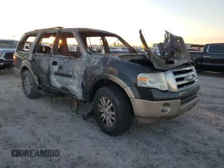 2014 Ford Expedition XLT with VIN 1FMJU1H58EEF46498, listed as a Copart auction lot 41600135 with Not provided miles and Non repairable. Bid and sale history available at DreamBid. Image 4.