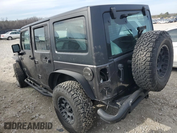 2018 Jeep Wrangler Unlimited Sport with VIN 1C4BJWDG7JL823069, listed as a Copart auction lot 41993395 with 79,434 mi miles and Salvage title. Bid and sale history available at DreamBid. Image 2.