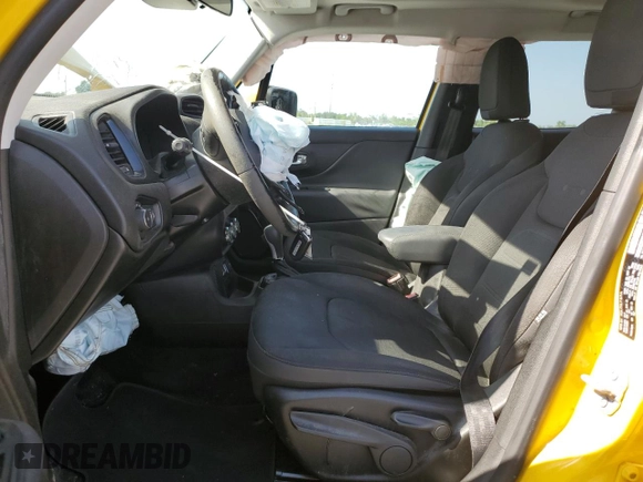 2017 Jeep Renegade Altitude with VIN ZACCJABB5HPF93679, listed as a Copart auction lot 57417255 with 106,098 mi miles and Salvage title. Bid and sale history available at DreamBid. Image 7.