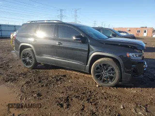 2023 GMC Acadia SLT with VIN 1GKKNULS3PZ249479, listed as a Copart auction lot 47813675 with 22,099 mi miles and Salvage Title. Bid and sale history available at DreamBid. Image 4.