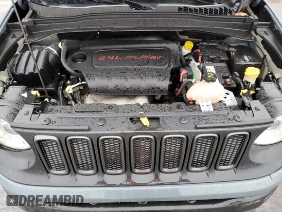 2018 Jeep Renegade Trailhawk with VIN ZACCJBCB1JPG82918, listed as a Copart auction lot 50138465 with 57,766 mi miles and Salvage Title. Bid and sale history available at carsss.com. Image 14.