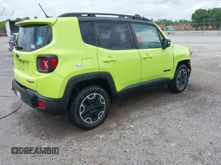 2017 Jeep Renegade Trailhawk with VIN ZACCJBCB4HPF39469, listed as a IAAI auction lot 42503660 with 119,221 mi miles and . Bid and sale history available at DreamBid. Image 4.