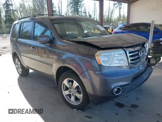 2014 Honda Pilot EX-L with VIN 5FNYF4H54EB056427, listed as a IAAI auction lot 42029205 with 1 mi miles. Bid and sale history available at carsss.com. Image 1.