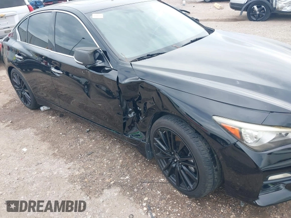 2015 Infiniti Q50 Sport z VIN JN1BV7AP7FM334447, wystawiony jako IAAI lot #42595908 z przebiegiem 168 214 mil mil oraz . Historia ofert i sprzedaży dostępna na DreamBid. Obrazek 6.