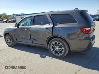 2019 Dodge Durango GT Plus with VIN 1C4RDHDG0KC650739, listed as a Copart auction lot 55260435 with 66,506 mi miles and Salvage title. Bid and sale history available at DreamBid. Image 2.