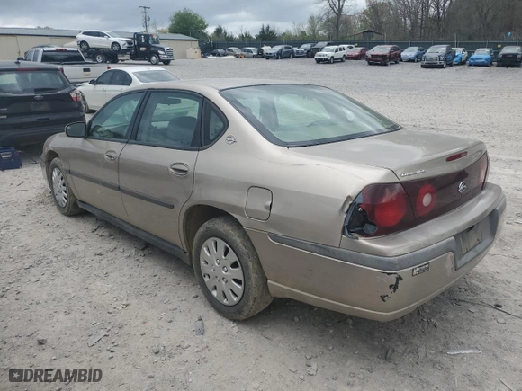 2001 Chevrolet Impala with VIN 2G1WF55E519281867, listed as a Copart auction lot 51529345 with 0 mi miles and Salvage Title. Bid and sale history available at carsss.com. Image 2.
