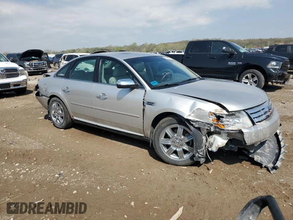2008 Ford Taurus Limited with VIN 1FAHP25W28G121399, listed as a Copart auction lot 53469565 with 160,764 mi miles and Salvage title. Bid and sale history available at DreamBid. Image 4.
