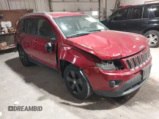 2014 Jeep Compass Sport with VIN 1C4NJDBB2ED684042, listed as a IAAI auction lot 41966076 with 136,773 mi miles. Bid and sale history available at carsss.com. Image 1.