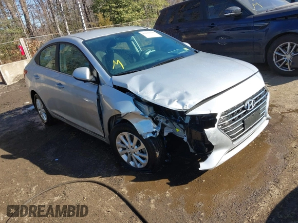 2022 Hyundai Accent SE with VIN 3KPC24A64NE157918, listed as a IAAI auction lot 41444230 with 24,912 mi miles. Bid and sale history available at carsss.com. Image 1.