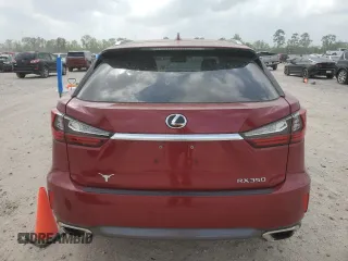 2016 Lexus RX 350 with VIN 2T2BZMCAXGC024764, listed as a Copart auction lot 51911485 with 55,639 mi miles and Salvage Title. Bid and sale history available at DreamBid. Image 6.