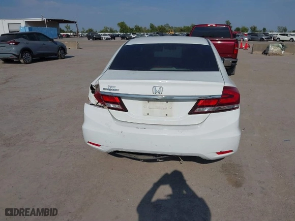 2014 Honda Civic Sedan LX with VIN 19XFB2F50EE013574, listed as a IAAI auction lot 40497790 with 243,133 mi miles. Bid and sale history available at carsss.com. Image 16.