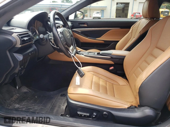 2017 Lexus RC with VIN JTHSM5BC1H5003410, listed as a Copart auction lot 62877934 with 83,551 mi miles and Salvage Title. Bid and sale history available at carsss.com. Image 7.