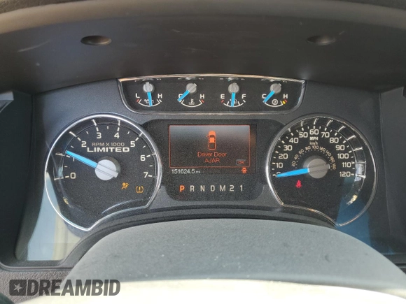 2013 Ford F-150 XL with VIN 1FTFW1ET5DFC70796, listed as a Copart auction lot 63118045 with 151,624 mi miles and Salvage title. Bid and sale history available at DreamBid. Image 9.