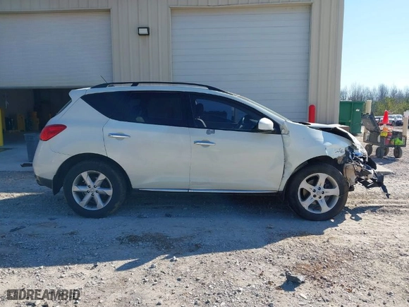 2009 Nissan Murano SL with VIN JN8AZ18U59W017916, listed as a IAAI auction lot 41647099 with 270,054 mi miles. Bid and sale history available at carsss.com. Image 14.
