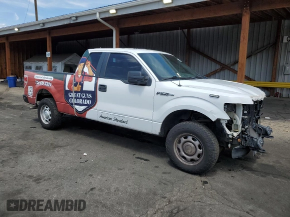 2014 Ford F-150 XL z VIN 1FTEX1EM6EKE25592, wystawiony jako Copart lot #55648365 z przebiegiem 105 736 mil mil oraz Szkoda całkowita • Salvage title. Historia ofert i sprzedaży dostępna na DreamBid. Obrazek 4.