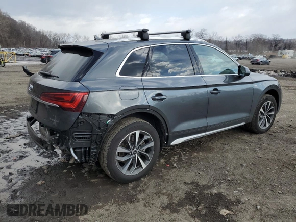 2024 Audi Q5 S line Premium with VIN WA1GAAFY5R2023624, listed as a Copart auction lot 42004095 with 24,041 mi miles and Salvage Title. Bid and sale history available at carsss.com. Image 3.
