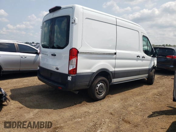 2020 Ford Transit Cargo with VIN 1FTBR1C88LKB39713, listed as a Copart auction lot 62722714 with 52,792 mi miles and Salvage Title. Bid and sale history available at DreamBid. Image 3.