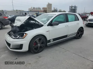 2017 Volkswagen Golf GTI S with VIN 3VW4T7AU0HM031838, listed as a Copart auction lot 50469255 with 70,898 mi miles and Salvage Title. Bid and sale history available at carsss.com. Image 1.