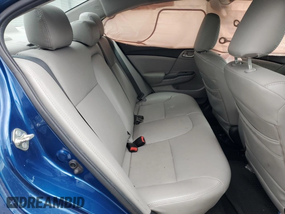 2015 Honda Civic Sedan LX with VIN 19XFB2F54FE246102, listed as a Copart auction lot 50583465 with 107,235 mi miles and Salvage Title. Bid and sale history available at carsss.com. Image 10.