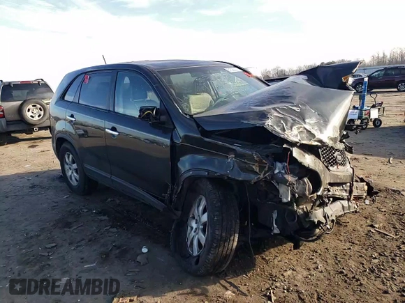 2012 Kia Sorento LX with VIN 5XYKTCA61CG240161, listed as a Copart auction lot 81525333 with Not Provided miles and Salvage Title. Bid and sale history available at DreamBid. Image 11.