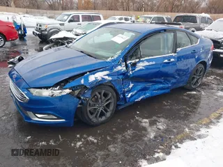 2018 Ford Fusion SE with VIN 3FA6P0HD8JR204274, listed as a IAAI auction lot 41194622 with 71,556 mi miles. Bid and sale history available at carsss.com. Image 17.