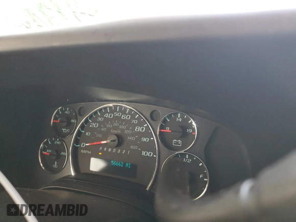 2008 Chevrolet Express Cargo with VIN 1GCFG15X781173411, listed as a Copart auction lot 84648134 with 56,662 mi miles and Salvage title. Bid and sale history available at DreamBid. Image 9.