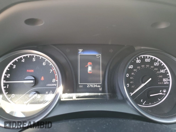 2023 Toyota Camry SE with VIN 4T1G11AKXPU815080, listed as a Copart auction lot 53675035 with 27,634 mi miles and Salvage Title. Bid and sale history available at DreamBid. Image 9.