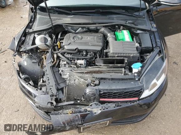 2015 Volkswagen GTI SE with VIN 3VW4T7AU1FM027908, listed as a Copart auction lot 81329894 with 61,315 mi miles and Salvage Title. Bid and sale history available at DreamBid. Image 11.