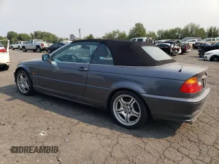 2001 BMW 3 Series 330Ci with VIN WBABS53401JU83660, listed as a Copart auction lot 65535014 with 173,739 mi miles and Salvage Title. Bid and sale history available at carsss.com. Image 2.