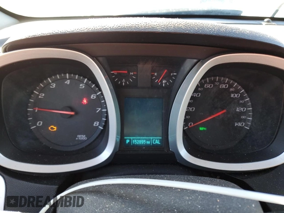 2016 Chevrolet Equinox LT with VIN 2GNALCEK7G6125450, listed as a Copart auction lot 46211355 with 152,895 mi miles and Salvage Title. Bid and sale history available at DreamBid. Image 9.